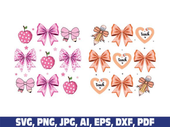 Coquette Bow Teacher Svg Png: A Versatile Embroidery Design for Real Projects