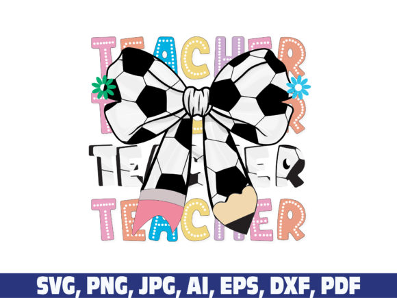 Coquette Teacher Svg Png, Retro Vintage5 for Crafts and Graphics