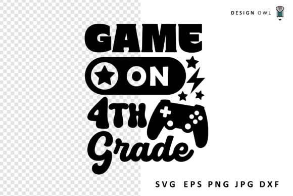 Game on Fourth Grade - School SVG