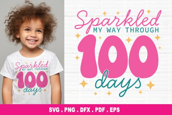 Hooray for 100 Days of School SVG Globe: A Retro Graphic Design Asset for Creative Publishing