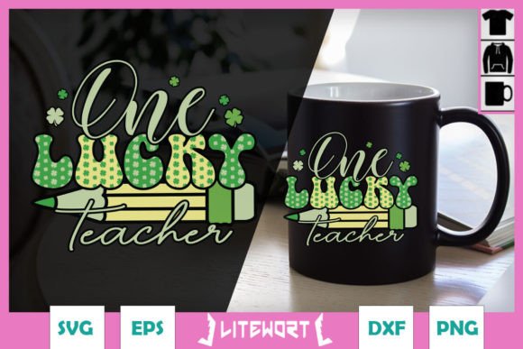Irish Pencil One Lucky Teacher SVG: Graphics and Crafts