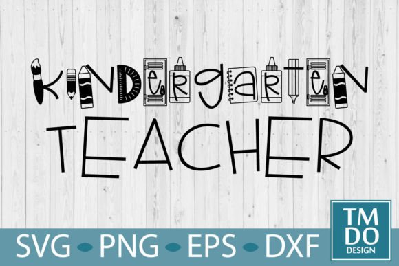Kindergarten Teacher SVG, Best Teacher