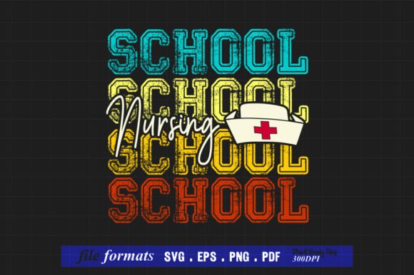 Nursing School SVG T-Shirt Design: Graphics for Local Business