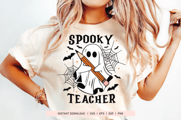 Spooky Teacher Svg, Halloween Svg Png