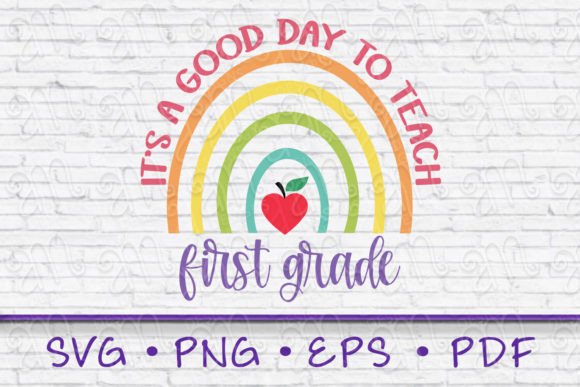 Teacher Svg, First Grade Teacher Svg