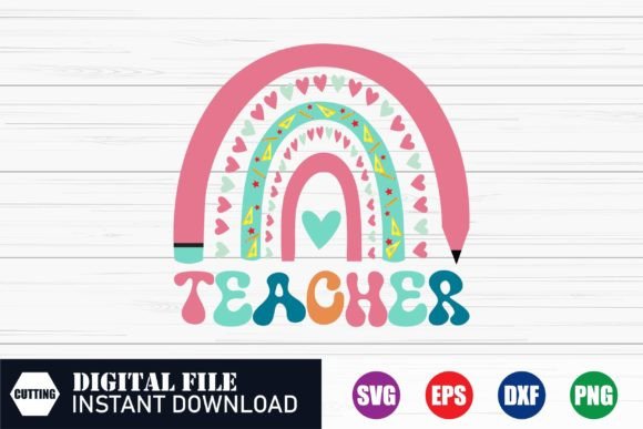Teacher Svg, Teacher T-shirt Design