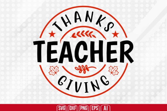 Thanksgiving Teacher Svg