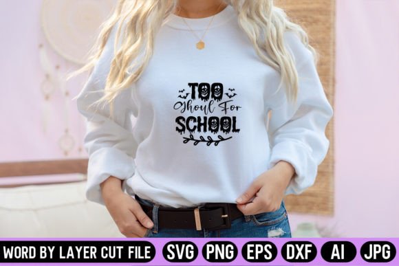 Too Ghoul for School SVG Design: Graphics and Crafts Made Easy